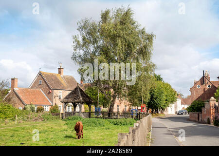 The village of Frampton-on-Severn, Gloucestershire UK Stock Photo