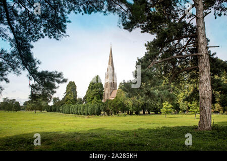 Holy Innocents Church in Highnam, Gloucestershire UK Stock Photo