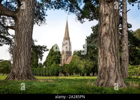 Holy Innocents Church in Highnam, Gloucestershire UK Stock Photo