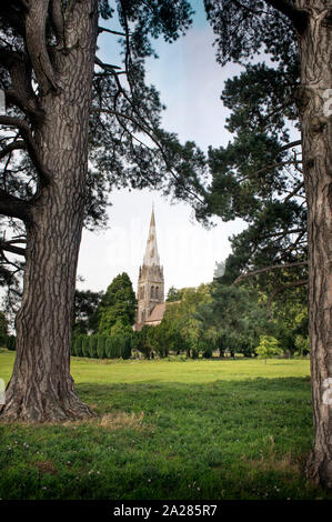 Holy Innocents Church in Highnam, Gloucestershire UK Stock Photo