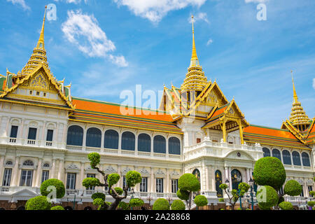 Phra Thinang Chakri Maha Prasat throne hall, Grand Palace complex, Bangkok, Thailand Stock Photo