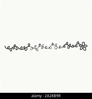 Vector of some banners, buntings, borders and dividers for your notes or whatever you want done by hand. Flower shapes Stock Vector