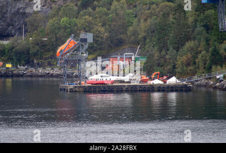 Search and rescue station in Bergen Norway Stock Photo