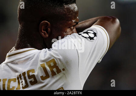 Estadio Santiago Bernabeu, Madrid, Spain. 1st Oct, 2019. UEFA Champions League Football, Real Madrid versus Club Brugge; Vinicius Junior (Real Madrid) Credit: Action Plus Sports/Alamy Live News Stock Photo