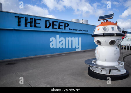 The Deep, Marine attraction, Hull, in East Yorkshire Stock Photo