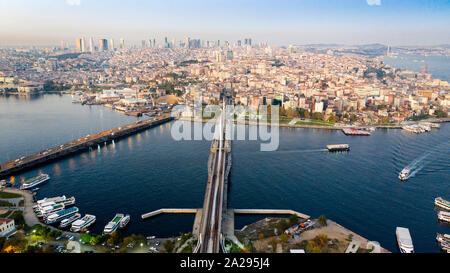Aerial view of Istanbul Stock Photo