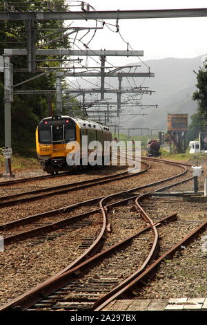 Wellington commuter train Stock Photo