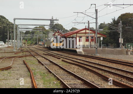 Wellington commuter train Stock Photo