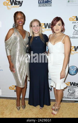 EZWay Wall of Fame Awards Golden Gala at the Center Club Orange County in Costa Mesa, California on August 30, 2019 Featuring: Hannah Horenstein (C) Where: Los Angeles, California, United States When: 31 Aug 2019 Credit: Sheri Determan/WENN.com Stock Photo