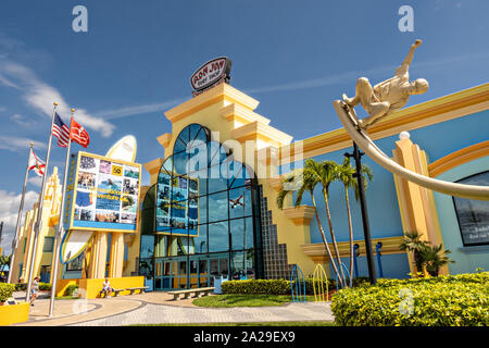World famous Ron Jon Surf Shop in Cocoa Beach, Florida. Stock Photo