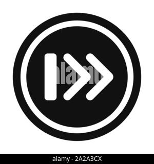 Arrow Right vector icon isolated on background. Trendy sweet symbol. Pixel perfect. illustration EPS 10 Stock Vector
