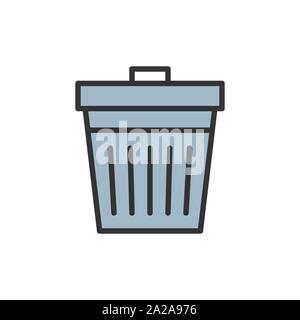 Free Vector  Trash can or bin