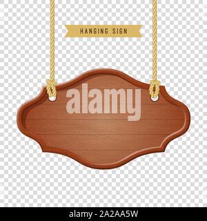 Vector Hanging Sign Stock Vector