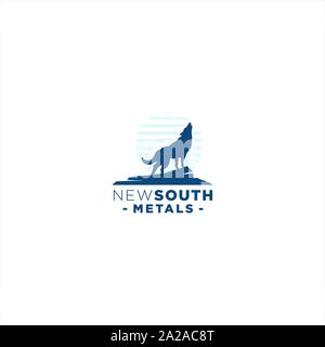 modern logo for wolf Stock Vector