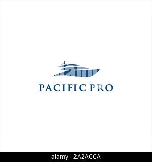 Cruise Simple Logo Design Stock Vector
