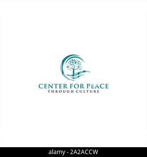 Church center for peace Stock Vector