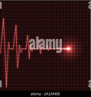 illustration of heart beats Stock Vector Image & Art - Alamy