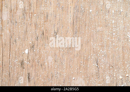 Wood board wall with knotty wooden planks Stock Photo