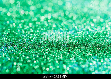 Abstract composition. Greeny blue glitter light background with ...