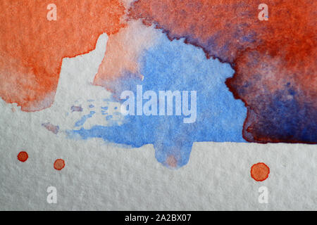 Abstract watercolor background. Macro. Stock Photo