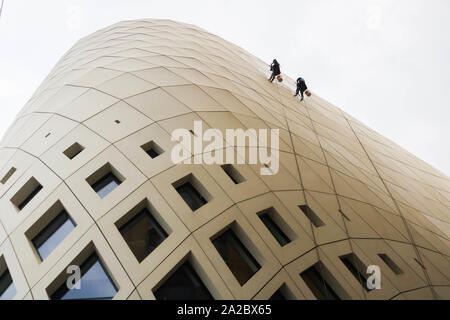 Beirut, Lebanon - 02 October 2019. Beirut Souks, a 5 story department designed by the late  British architect  Zaha Hadid in downtown Beirut nears completion with the opening date scheduled for 2020 Credit: amer ghazzal/Alamy Live News Stock Photo