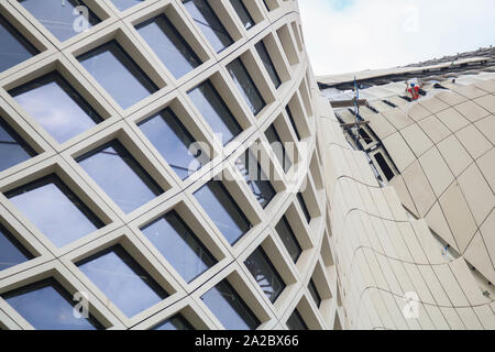 Beirut, Lebanon - 02 October 2019. Beirut Souks, a 5 story department designed by the late  British architect  Zaha Hadid in downtown Beirut nears completion with the opening date scheduled for 2020 Credit: amer ghazzal/Alamy Live News Stock Photo