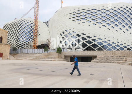 Beirut, Lebanon - 02 October 2019. Beirut Souks, a 5 story department designed by the late  British architect  Zaha Hadid in downtown Beirut nears completion with the opening date scheduled for 2020 Credit: amer ghazzal/Alamy Live News Stock Photo