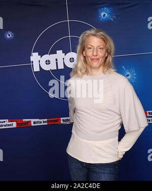 Hamburg, Germany. 02nd Oct, 2019. Brigitte Maria Bertele, director, during a photo shoot for the ARD crime show Tatort. The Ludwigshafen crime scene will celebrate its 30th birthday in the fall of 2019. Credit: Magdalena Tröndle/dpa/Alamy Live News Stock Photo