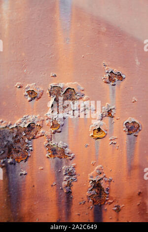 damaged and rusty metallic background Stock Photo