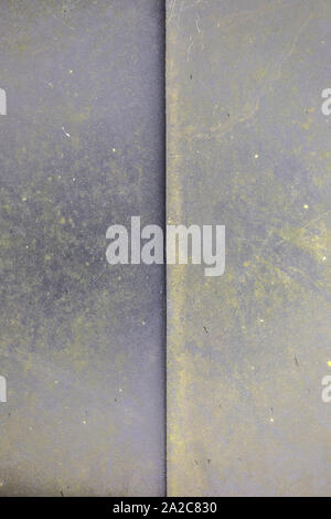 Textured slate roof tile which is weathered Stock Photo