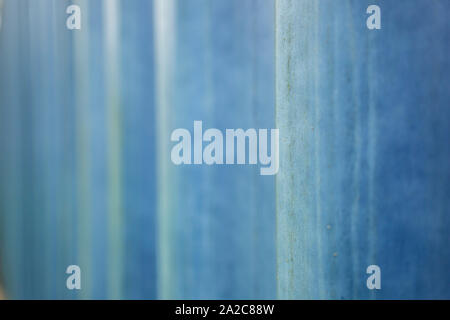 Blue container metal wall Stock Photo