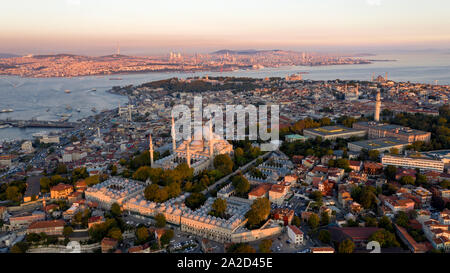 aerial view of Istanbul Stock Photo