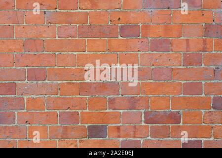 Brick wall texture background of red and orange bricks Stock Photo