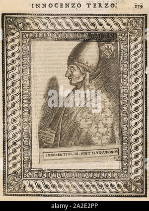 POPE INNOCENT III (c 1160-1216) Stock Photo