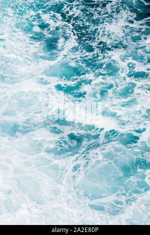 Marble blue water splash background, texture. vertical Stock Photo