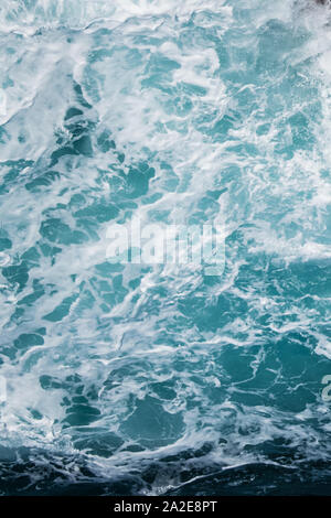 Marble blue water splash background, texture. vertical Stock Photo