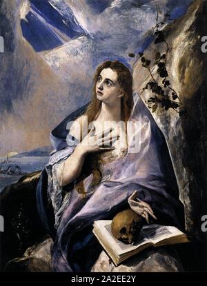 El Greco - Mary Magdalen in Penitence Stock Photo - Alamy