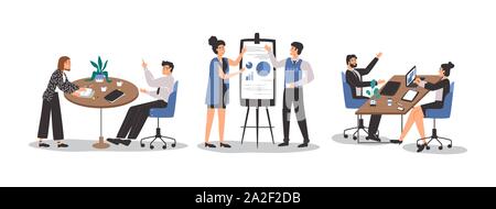 Modern office workplace scene set with diverse business men and women in brainstorming meeting, presentation or reunion. Flat cartoon characters worki Stock Vector Image & Art - Alamy Modern office workplace scene set with diverse business men and women in brainstorming meeting, presentation or reunion. Flat cartoon characters worki Stock Vector Image & Art - Alamy
