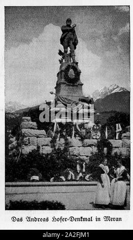 Emanuel Pendl Andreas Hofer Denkmal 1925 dgE. Stock Photo