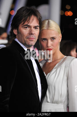 LOS ANGELES, CA. November 14, 2011: Billy Burke & wife at the world premiere of his new movie 'The Twilight Saga: Breaking Dawn - Part 1' at the Nokia Theatre, L.A. Live in downtown Los Angeles. © 2011 Paul Smith / Featureflash Stock Photo