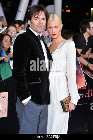 LOS ANGELES, CA. November 14, 2011: Billy Burke & wife at the world premiere of his new movie 'The Twilight Saga: Breaking Dawn - Part 1' at the Nokia Theatre, L.A. Live in downtown Los Angeles. © 2011 Paul Smith / Featureflash Stock Photo