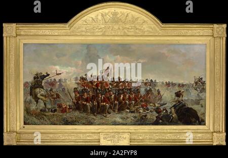 Elizabeth Thompson - The 28th Regiment at Quatre Bras - Stock Photo