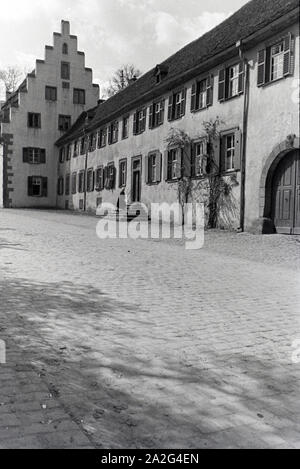 Ein Ausflug nach Amorbach, Deutsches Reich 1930er Jahre. A trip to Amorbach, Germany 1930s. Stock Photo