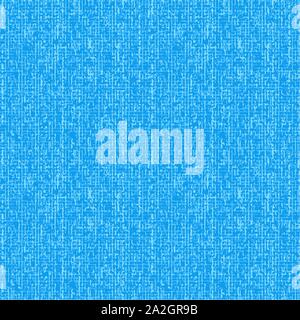 Seamless blue jeans texture in flat vector art design Stock Vector