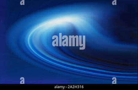 Blue light flare in motion special effect Stock Photo