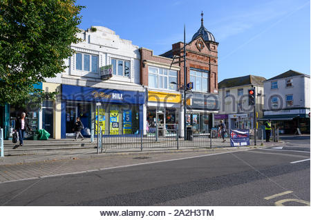 Town Centre Buildings, The Strand, Exmouth, Devon, England, UK Stock ...