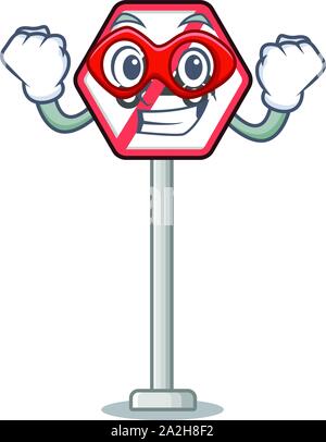 Super hero no motorcycles character in the shape Stock Vector