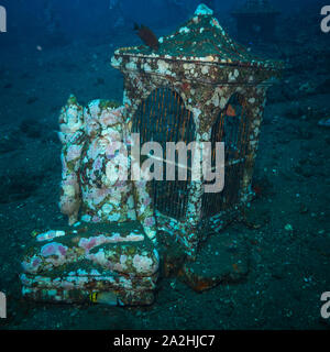 Underwater temple on Bali. Indonesia Stock Photo