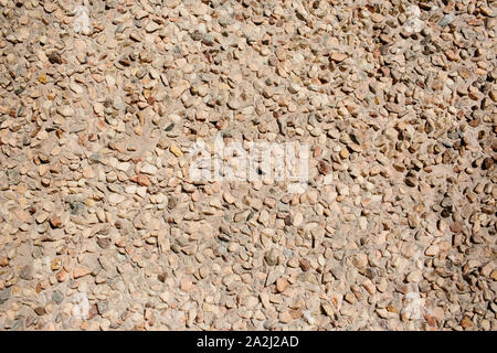 Paving stone made out with pebbles Stock Photo