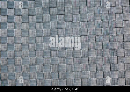 Grey checkered fabric texture Stock Photo